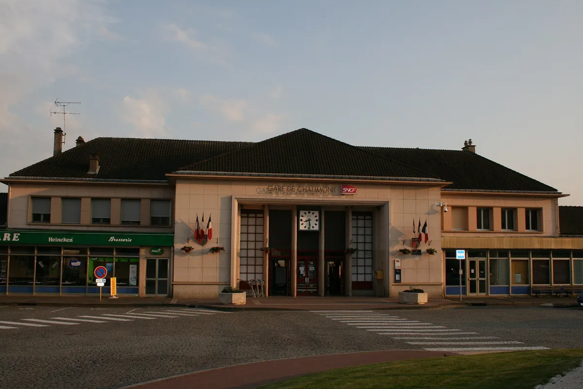Façade de la gare de Chaumont
